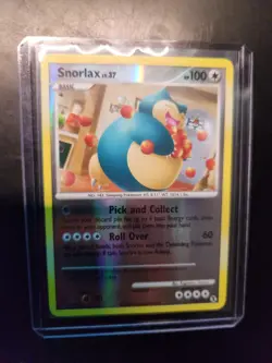 Snorlax (33/111) Pokemon Rising Rivals Reverse Holo Foil NM - Image 1