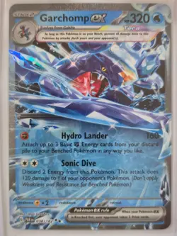 Garchomp EX 038/182 Paradox Rift Holo Pokemon TCG NM - Image 1