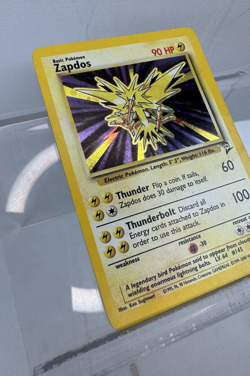 Pokemon Card Zapdos 20/130 Holo Rare Base Set 2 WOTC Light Play Pokemon 2000 - Image 4