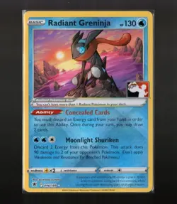Radiant Greninja 046/189 Prize Pack Series Cards Holo - Image 1