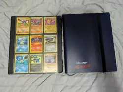 Pokemon Card Collection Vintage and Modern Ungraded Two Binders - Image 1