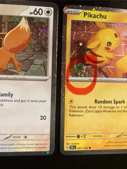 *BOTH w/ SWIRLS* Pikachu 051/162 Pokemon Day Eevee 200 Pokemon Cosmos Promo Lot - Image 2