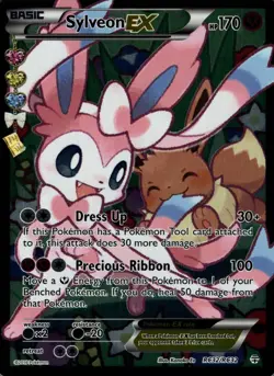 Sylveon EX RC32/RC32 Ultra Rare Generations Pokemon Holo Near Mint - Image 1