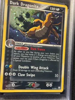 DARK DRAGONITE HOLO PSA 4 POKEMON 2004 JAMES TEAM ROCKET RETURNS #15 - Image 2