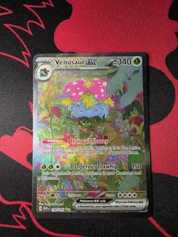 Pokemon TCG Venusaur ex 198/165 SV 151 SIR Full Art Holo English 2023 - Image 1