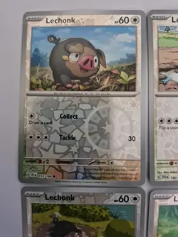 Lechonk & Oinkologne + ex Pokemon TCG Playset Different Sets Holo/Reverse NM x6 - Image 2