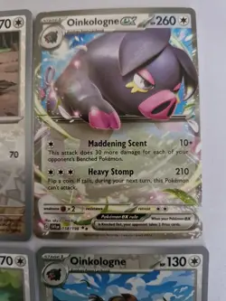 Lechonk & Oinkologne + ex Pokemon TCG Playset Different Sets Holo/Reverse NM x6 - Image 4