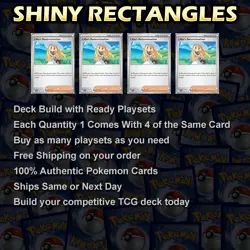 Pokemon TCG Playset X4 Card Trainer Item Supporter Energy Cards 4X Deck Building - Image 2