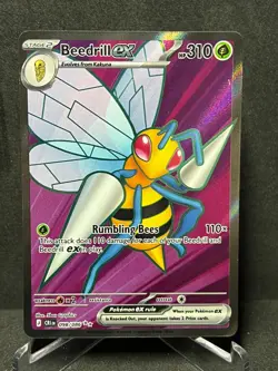 Beedrill ex 098/086 Ultra Rare Chaos Rising Pokemon Holo Near Mint - Image 1