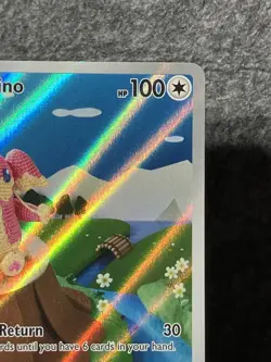 Pokemon TCG Scarlet Violet SV11B: Black Bolt Audino 151/086 Illustration Rare NM - Image 4