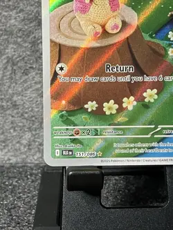 Pokemon TCG Scarlet Violet SV11B: Black Bolt Audino 151/086 Illustration Rare NM - Image 5