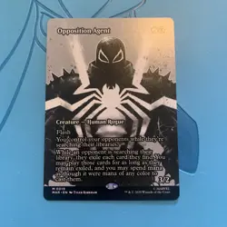 Opposition Agent 0019 ~ **Borderless** Mythic MTG Marvel Spider-man - Image 1