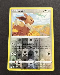 Reverse Holo Eevee 125/203 Common Evolving Skies Near Mint - Image 1
