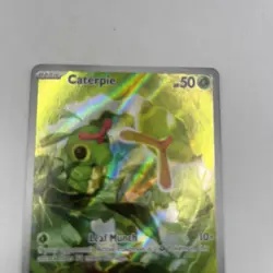 Pokemon Caterpie 172/165 SV 151 Full Art Illustration Rare Holo English 2023 - Image 5