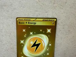 Basic Lightning Energy 257/198 Hyper Rare Scarlet & Violet Pokemon 2023 - Image 3