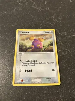 Pokemon Whismur #019 2004 Nintendo Black Star Promo RARE Holo - Image 1