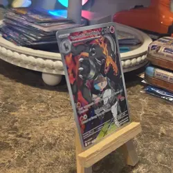 Pokemon Team Rocket's Houndoom 191/182 Sv10 Destined Rivals Holo IR - Image 3