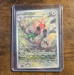 Pokemon TCG Unfezant 150/086 Sv: Black Bolt Illustration Rare Holo English 150HP - Image 1
