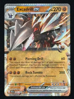 CRIMP ERROR Excadrill ex 046/086 Holo Double Rare Black Bolt Near Mint - Image 1