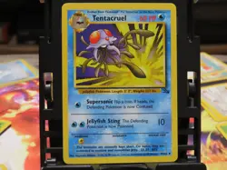 Tentacruel 44/62 Fossil MP Pokemon Card WOTC Vintage Uncommon Water Kanto - Image 1