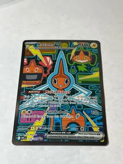 Rotom ex 126/094 Special Illustration Rare Phantasmal Flames Pokemon Holo NM - Image 1