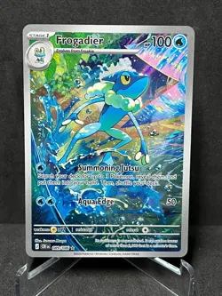 Frogadier 089/086 Holo Illustration Rare Chaos Rising Pokemon Near Mint - Image 1