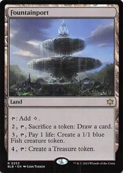 MTG Fountainport R 0253 Regular Rare Bloomburrow BLB NM - Image 1