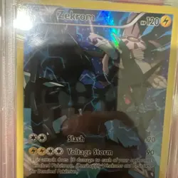 2015 POKEMON XY BLACK STAR PROMO ZEKROM #XY76 PSA 8 NEAR MINT - Image 3
