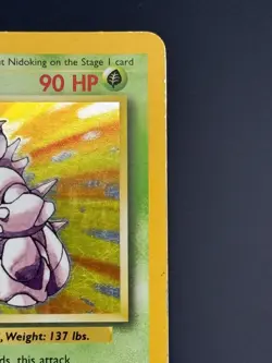 Nidoking 11/102 - Vintage Pokemon Base Set - Holo Unlimited - MP - Image 3