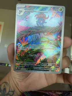 Pokemon Gloom Card 198/197 SV03 Obsidian Flames Holo Rare TCG Illustration LP - Image 2