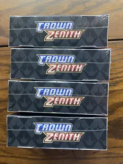 Pokemon TCG SW&SH Crown Zenith Booster Bundle X4 NISB Unopened Lot - Image 5