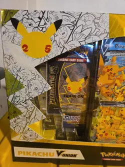 Open Read Desc Pokemon Pikachu V-Union CelebrationsSpecial Collection Promo Box - Image 2