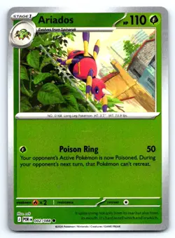 Pokemon Ariados ME03: Perfect Order POR Reverse Holo 002/088 NM Common - Image 1