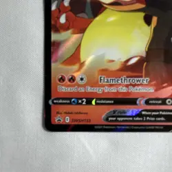 Pokemon TCG Lance's Charizard V Promo Holo SWSH133 220 HP English 2021 - Image 4