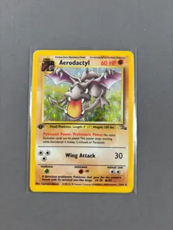 Pokemon TCG Aerodactyl Fossil Holo 1st Edition Holo Rare - Image 1