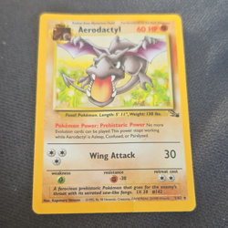 Wizards of the Coast Aerodactyl 1/62 Fossil holo Unlimited Rare EN 60HP 1999 - Image 1