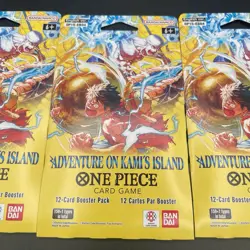 One Piece OP15-EB04 Adventure on Kami’s Island 4x Sealed Booster Packs English - Image 1
