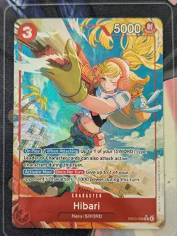 Hibari Alt (Alternate Art) EB03-008 - One Piece Heroines Edition - English NM - Image 2