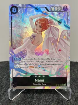 Nami OP15-086 Alternate Art Adventure on Kami's Island English PSA 10 Contender - Image 1