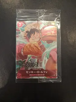 Luffy One Piece x Mos Burger Campaign Promo Card Sealed P-080 - Image 1