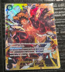 OP10-118 Monkey.D.Luffy SEC - One Piece TCG English Card Near-Mint Secret Rare - Image 1