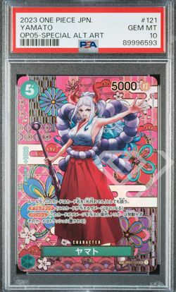 One Piece Card Yamato OP01-121 Special Art OP05- PSA 10 Japanese - Image 1