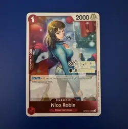 Bandai One Piece CCG Nico Robin OP05-010 Awakening Rare Holo Counter +1000 - Image 1