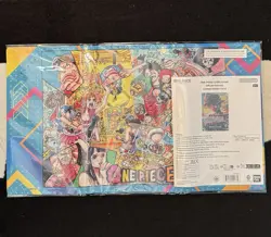 IN HAND One Piece Card Official Playmat Limited Edition Vol 5 & Luffy Card Promo - Image 1