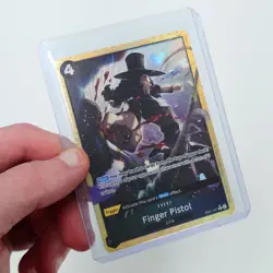 One Piece: English Black "Finger Pistol" EB01-051 Foil R Alternate Alt Art Card - Image 3