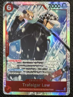 Trafalgar Law | PRB02-002 NM | SR | One Piece TCG - Image 1