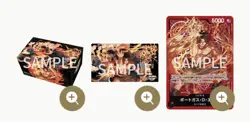 V3 One Piece Card Game play mat champion ship set 2023 Ace Sabo Luffy - Image 1