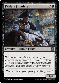 Pitiless Plunderer #208 | NM | The Lost Caverns of Ixalan Commander Magic MTG - Image 1