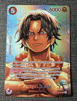 ONE PIECE TCG Portgas D Ace SP ST15-005 SR The Time of Battle OP16 English - Image 1