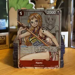 One Piece Card Game Nami OP01-016 25th Anniversary - Image 2